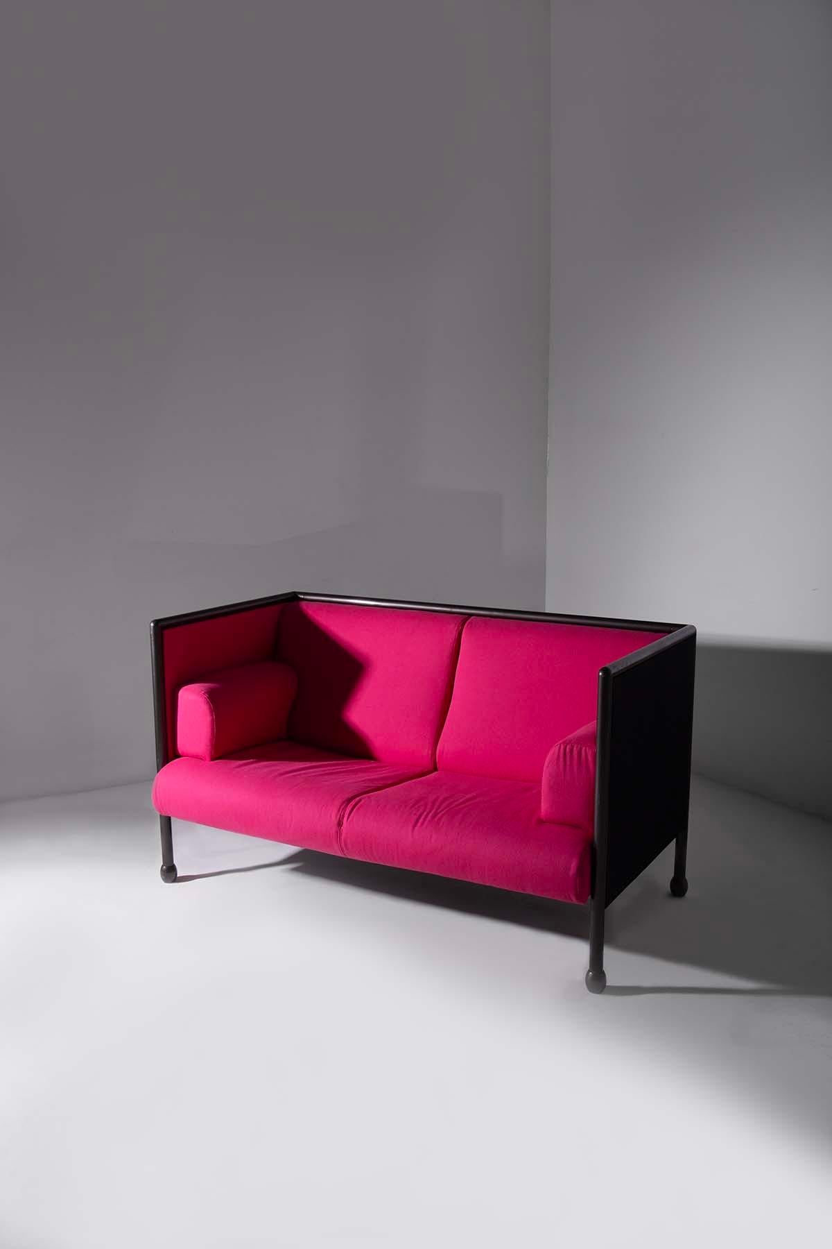 Italian Danube sofa by Ettore Sottsass for Cassina For Sale