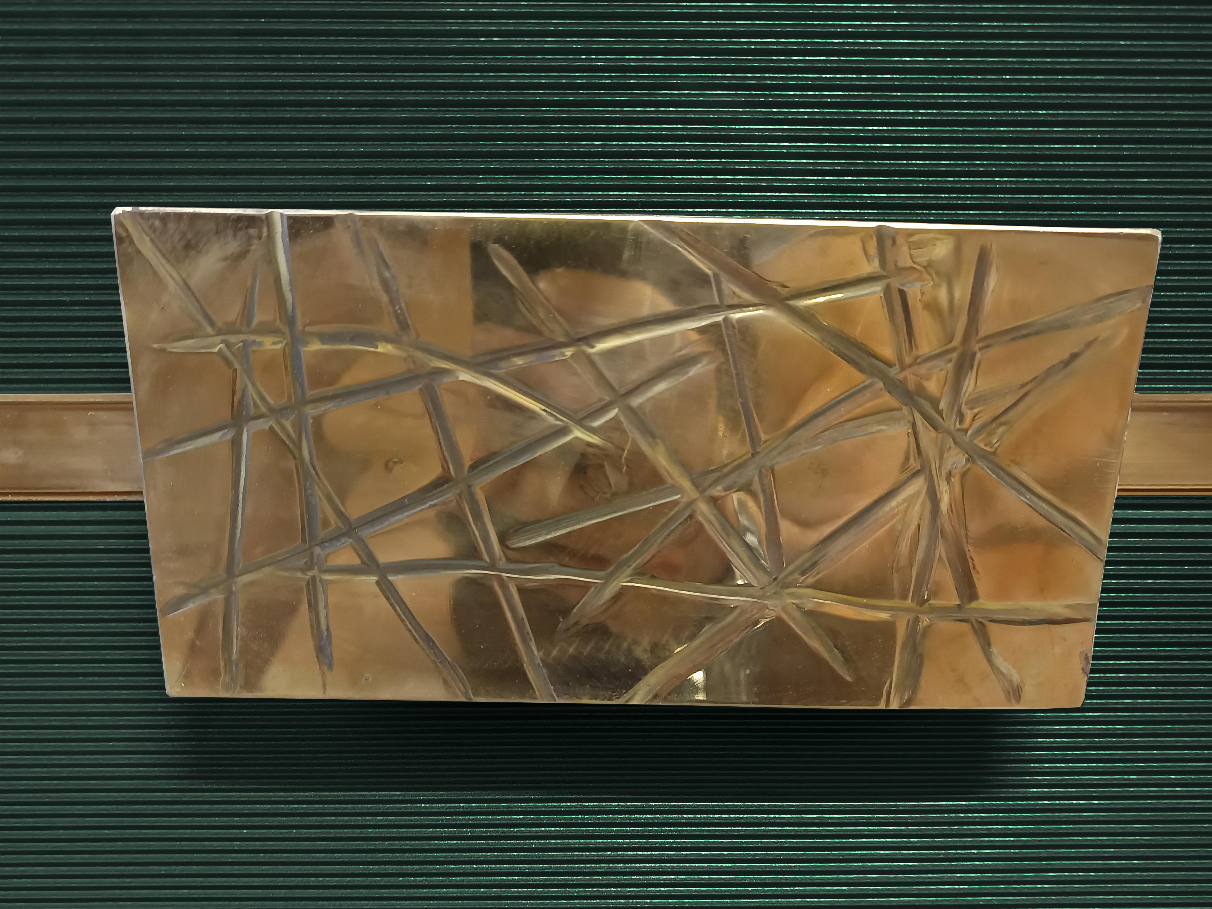 Periodo contemporaneo Italian Dark Green Buffet Sideboard with 