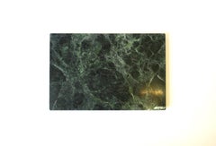 Italian Dark Green Verdi Marble Cutting Board Tray