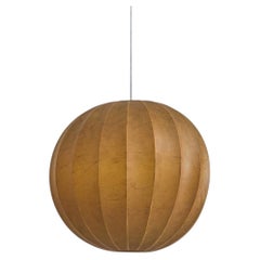 Italian Dark Ochre Cocoon Pendant, 1960s