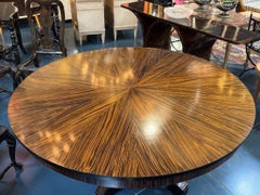 Italian Deco Macassar Center Table