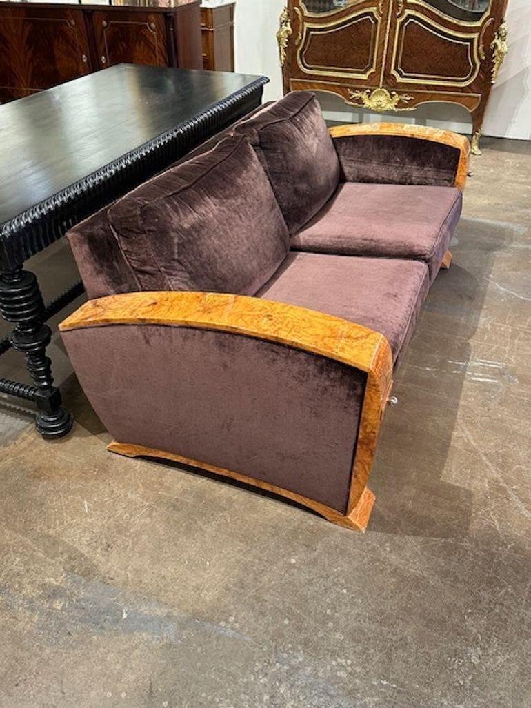 Italian Deco Sofa For Sale 1