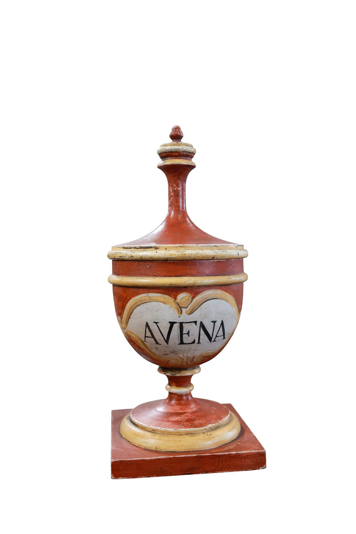 Italian Decorative Apothecary Jars In condizioni buone in vendita a Round Top, TX
