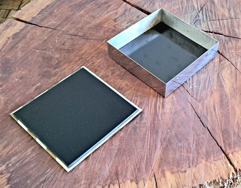 Italian Decorative Metal Box For Sale at 1stDibs