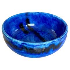 Italian Decorative Mid-Century Ceramic Cup Signed by Gambone