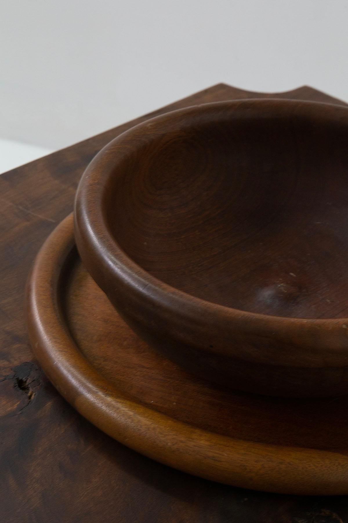 Italian Decorative Wooden Bowls by by Ingo Knuth for DMK Daniela Mola, Label 5