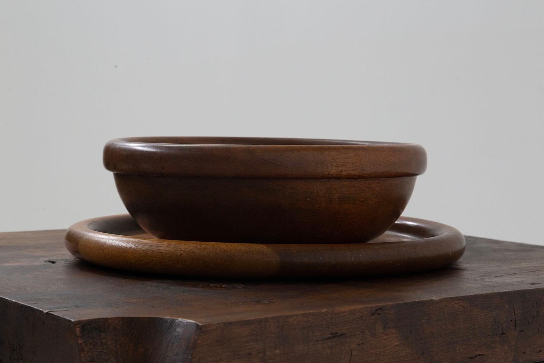 Italian Decorative Wooden Bowls by by Ingo Knuth for DMK Daniela Mola, Label 6