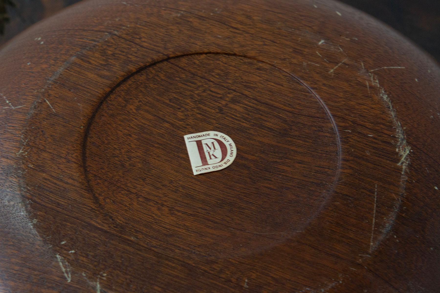 Italian Decorative Wooden Bowls by by Ingo Knuth for DMK Daniela Mola, Label 8