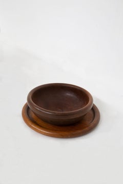 Italian Decorative Wooden Bowls by by Ingo Knuth for DMK Daniela Mola, Label