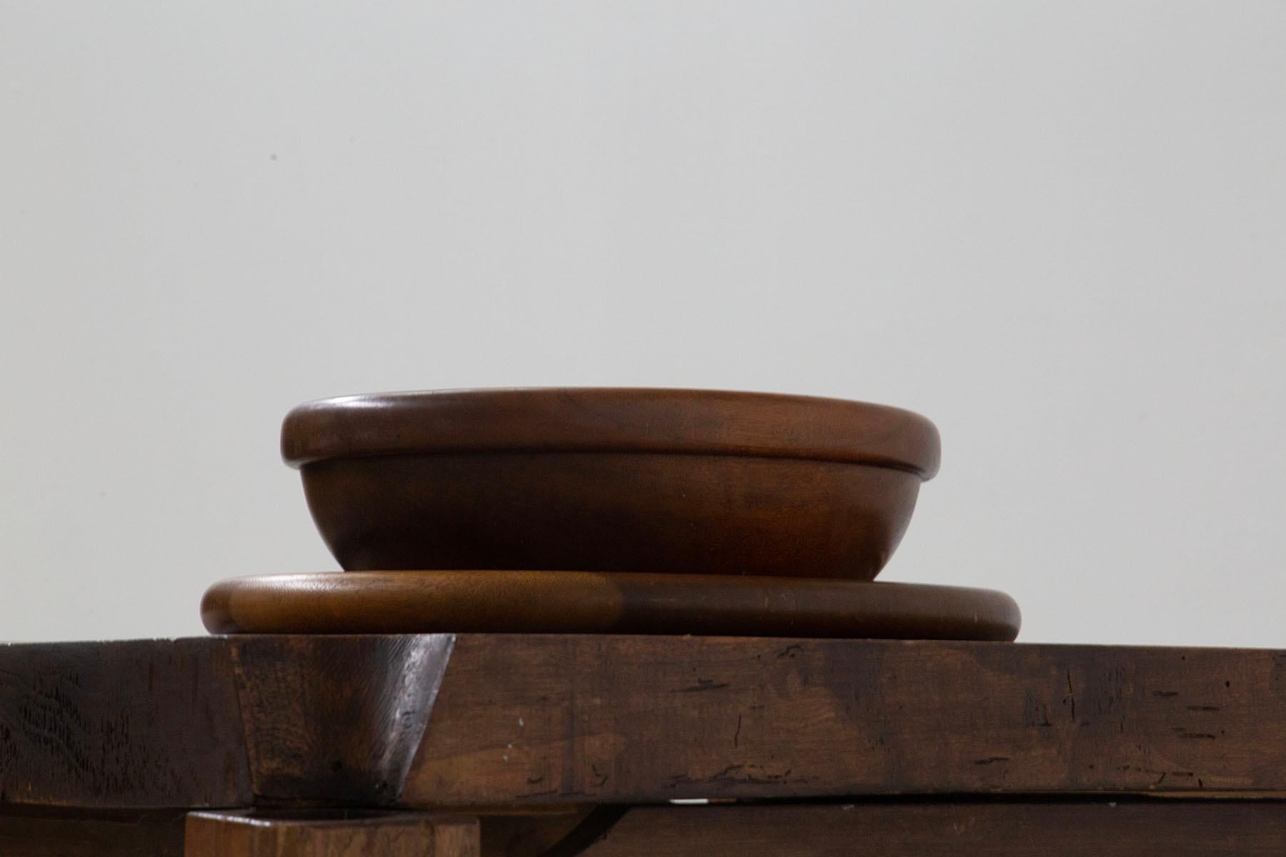 Italian Decorative Wooden Bowls by by Ingo Knuth for DMK Daniela Mola, Label 1