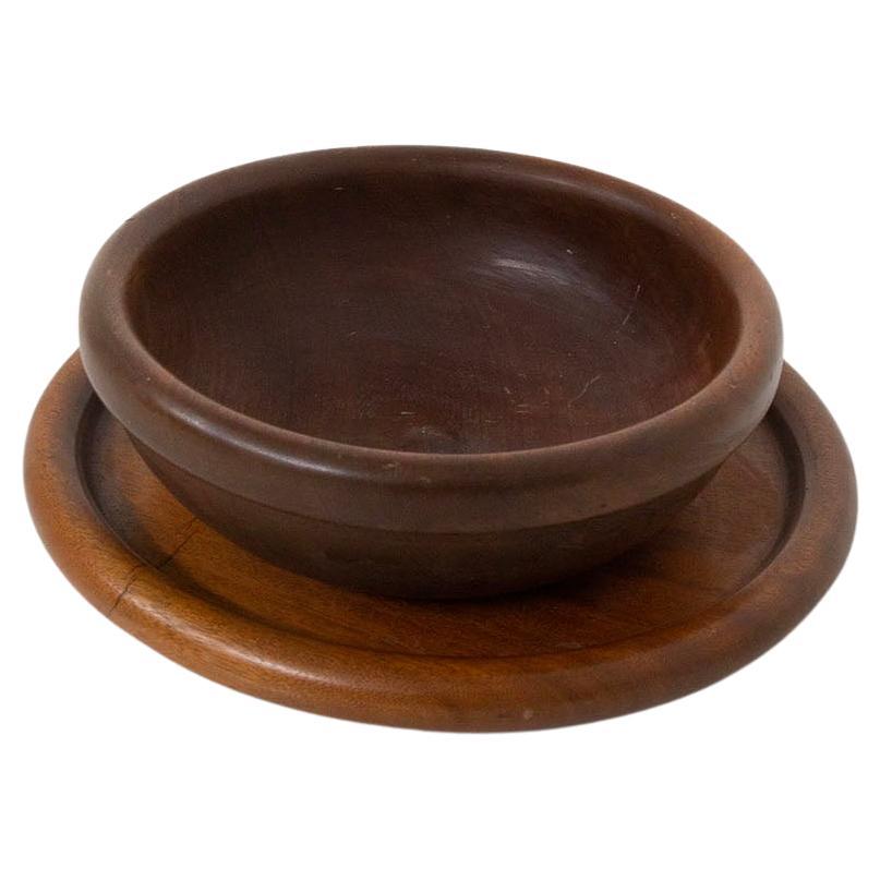 Italian Decorative Wooden Bowls by by Ingo Knuth for DMK Daniela Mola, Label