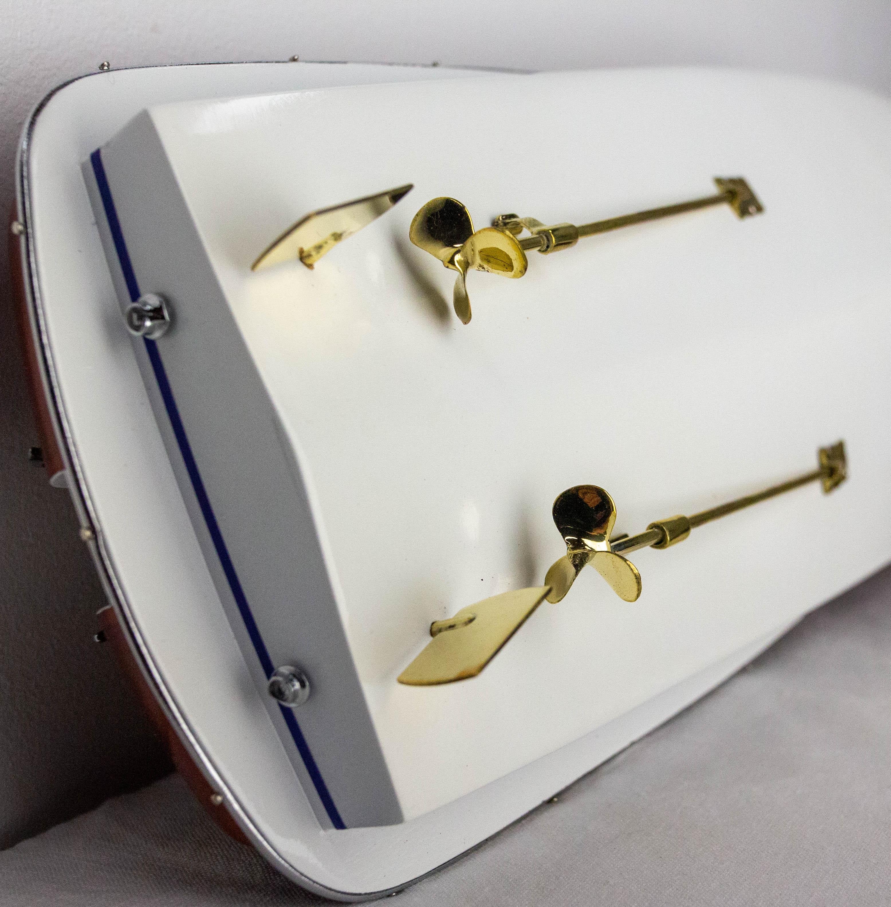 Italian Deluxe Model Boat Aquarama Riva, circa 1980 3