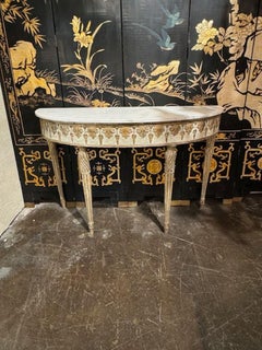 Italian Demi-Lune Console