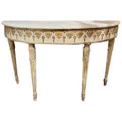 Italian Demi-Lune Console