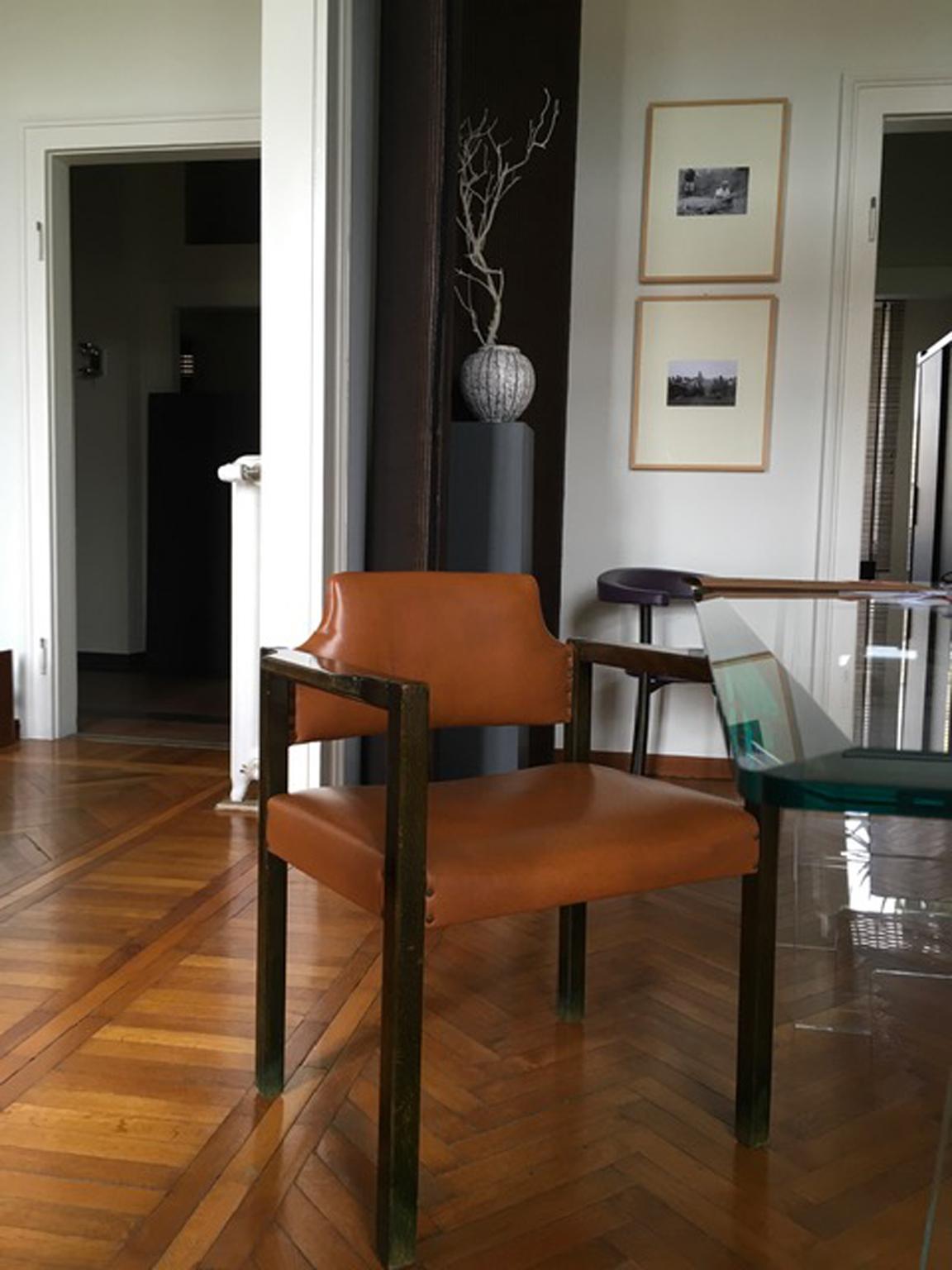 Paire de fauteuils Poltronova en bois vert de Umberto Brandigi, design italien, 1961  en vente 7