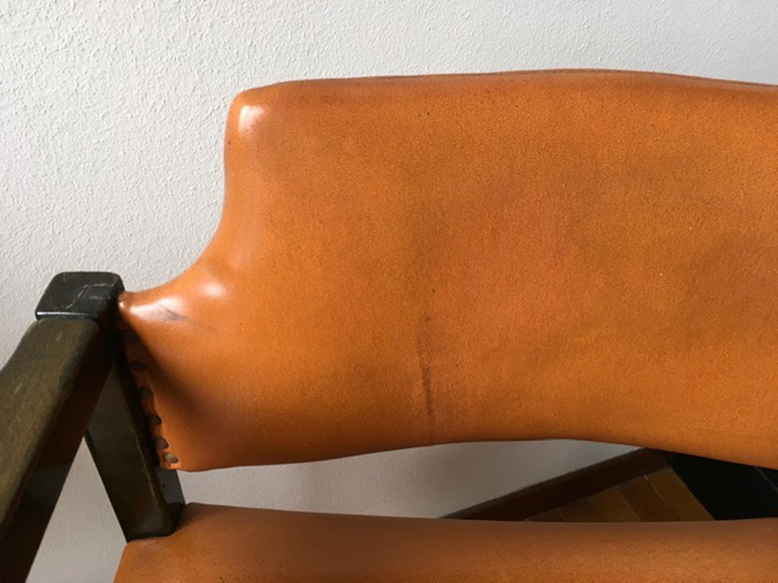 Paire de fauteuils Poltronova en bois vert de Umberto Brandigi, design italien, 1961  en vente 12