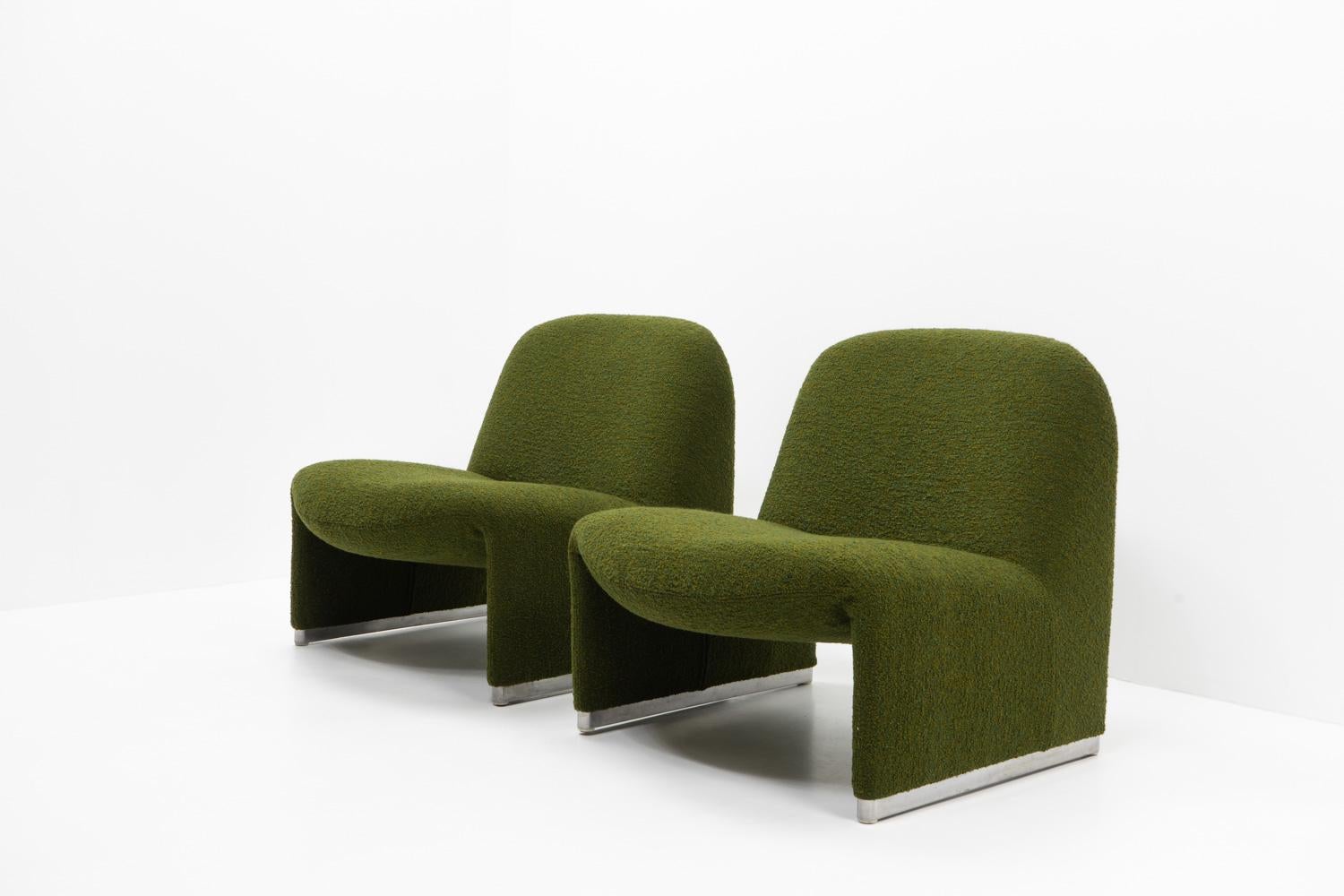 Mid-Century Modern Italian Design Alky Chairs by Giancarlo Piretti, 1970s – Set of 2