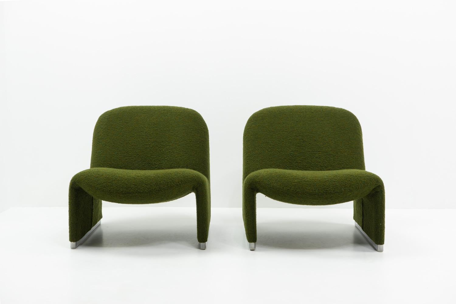 Italian Design Alky Chairs by Giancarlo Piretti, 1970s – Set of 2 In Good Condition In Renens, CH