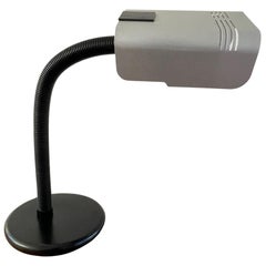 Italian Design Aluminum Gooseneck Lamp by Targetti Sankey, 1970s
