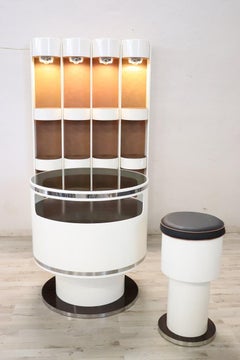 Italian Design Bar Set in the Style of Joe Colombo, 1960s