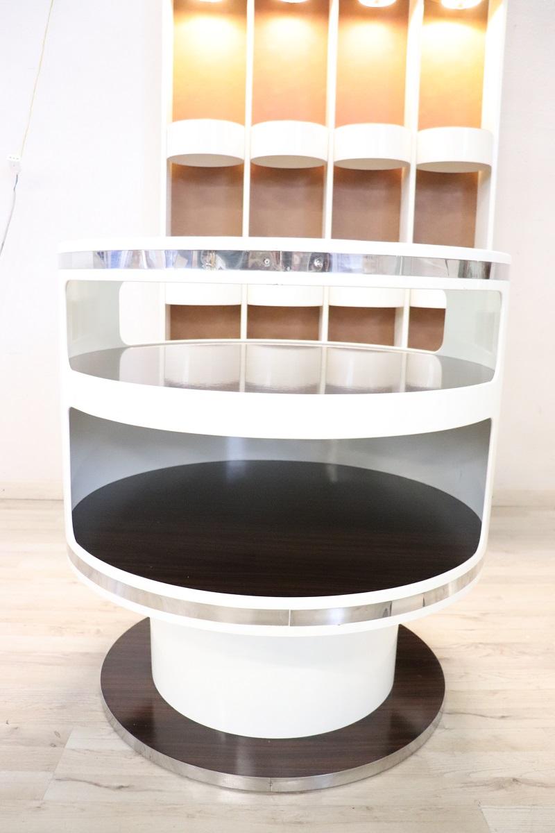 Mid-20th Century Italian Design Bar Set in the Style of Joe Colombo, 1960s For Sale