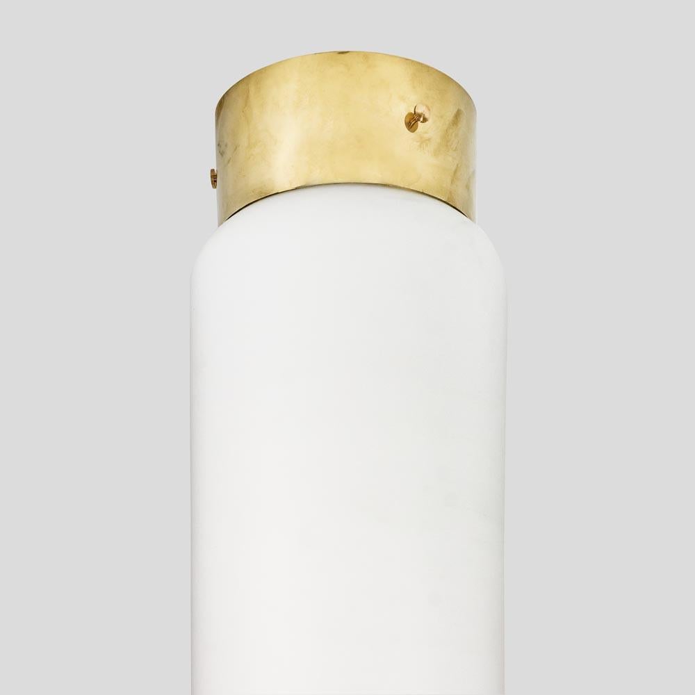 Late 20th Century Italian Design Bidone Ceiling Light Attributed to Caccia Dominioni for Azucena For Sale