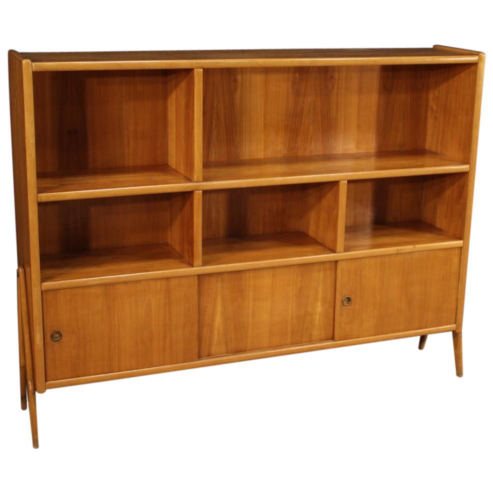 Italian Design Bookcase in Exotic Wood, 1960-1970 For Sale