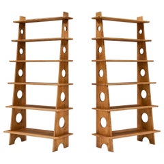 Italian Design Bookshelves in Solid Elm