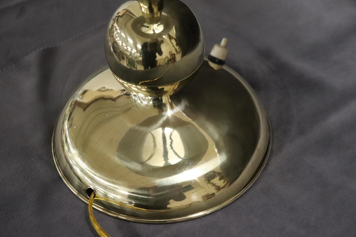 Italian Design Brass Table Lamp by Oscar Torlasco for Lumi, 1950s For Sale 10