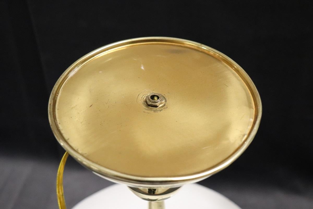 Italian Design Brass Table Lamp by Oscar Torlasco for Lumi, 1950s For Sale 11