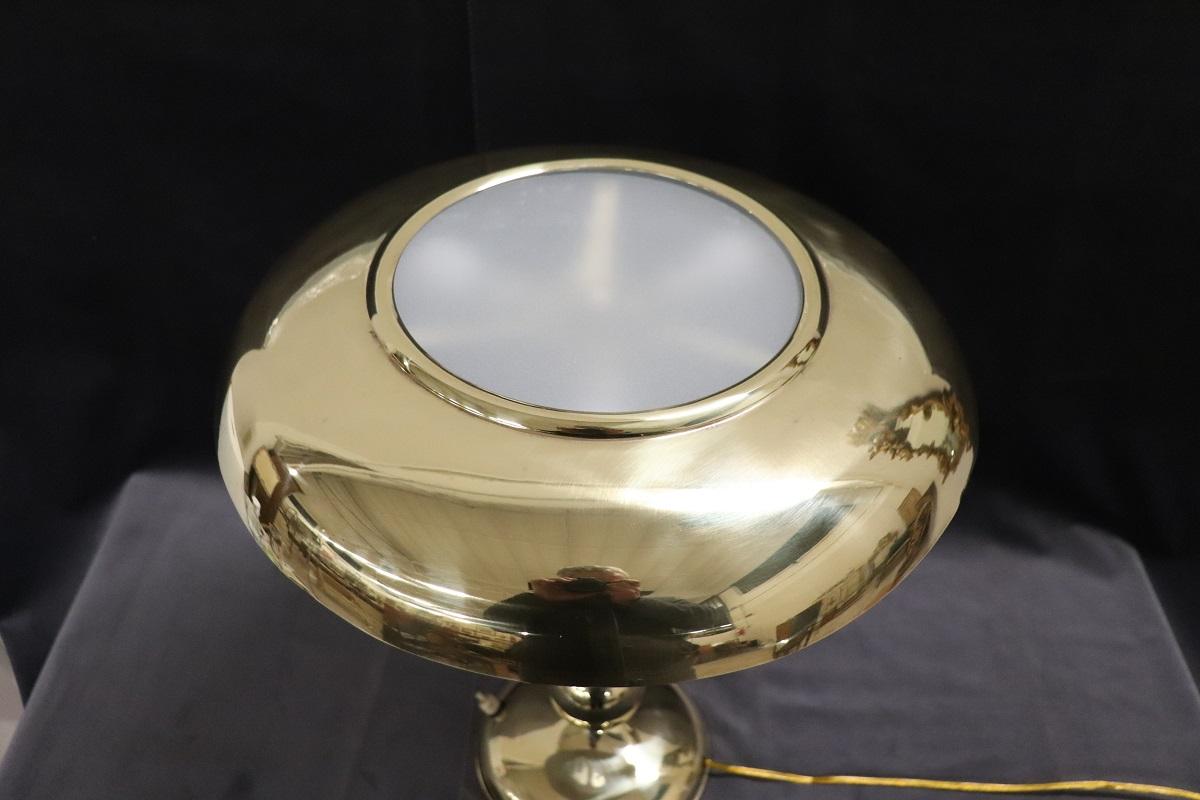 Italian Design Brass Table Lamp by Oscar Torlasco for Lumi, 1950s For Sale 4