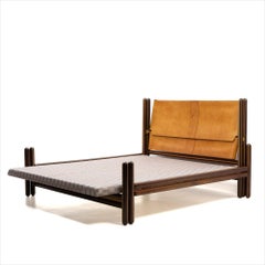 Italian Design Carlo Scarpa for Simon Gavina, Toledo Double Bed, 1970s