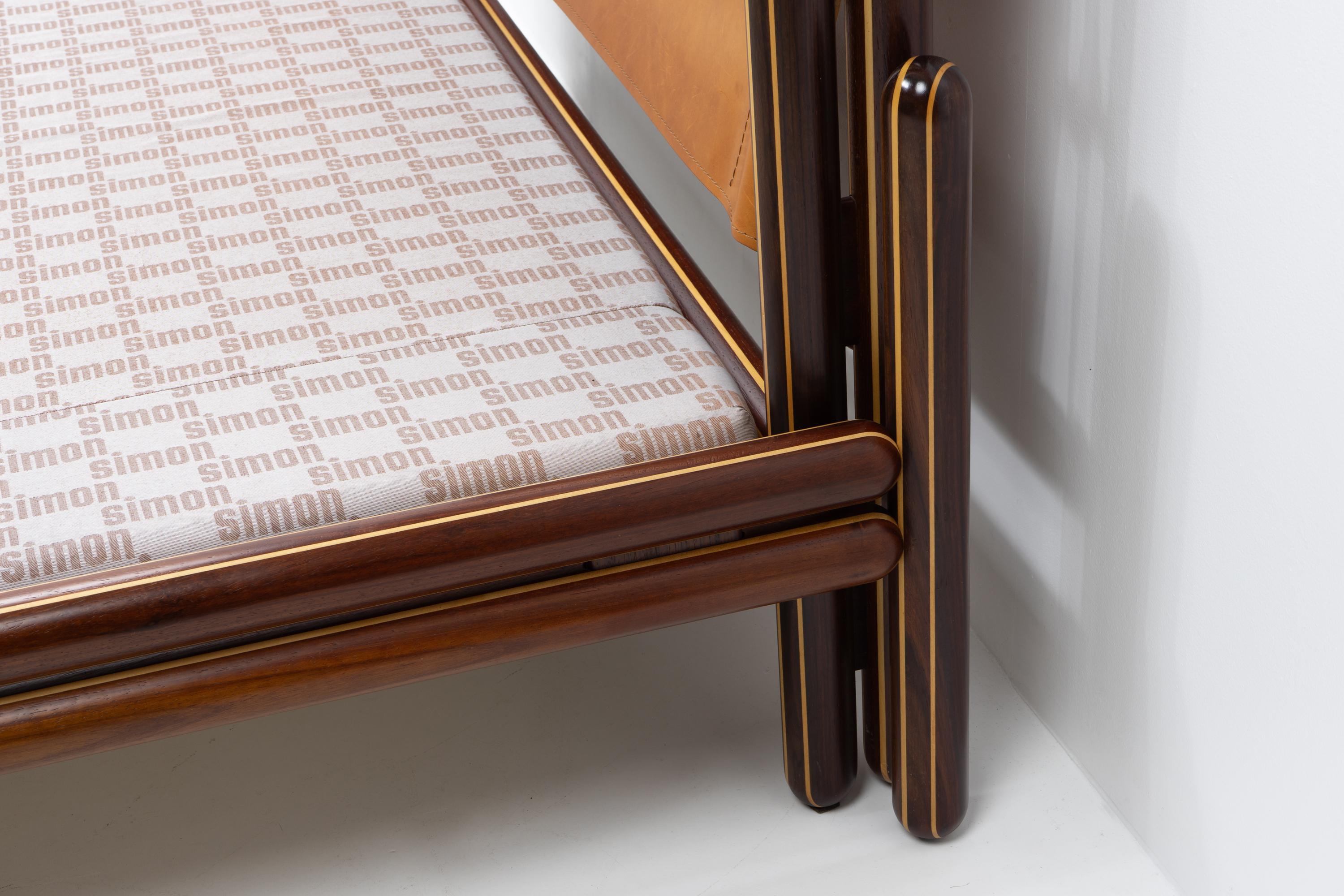 Design italien Carlo Scarpa pour A Simon Gavina, Lit double Toledo, 1970 en vente 1