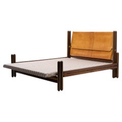 Italian Design Carlo Scarpa for Simon Gavina, Toledo Double Bed, 1970s