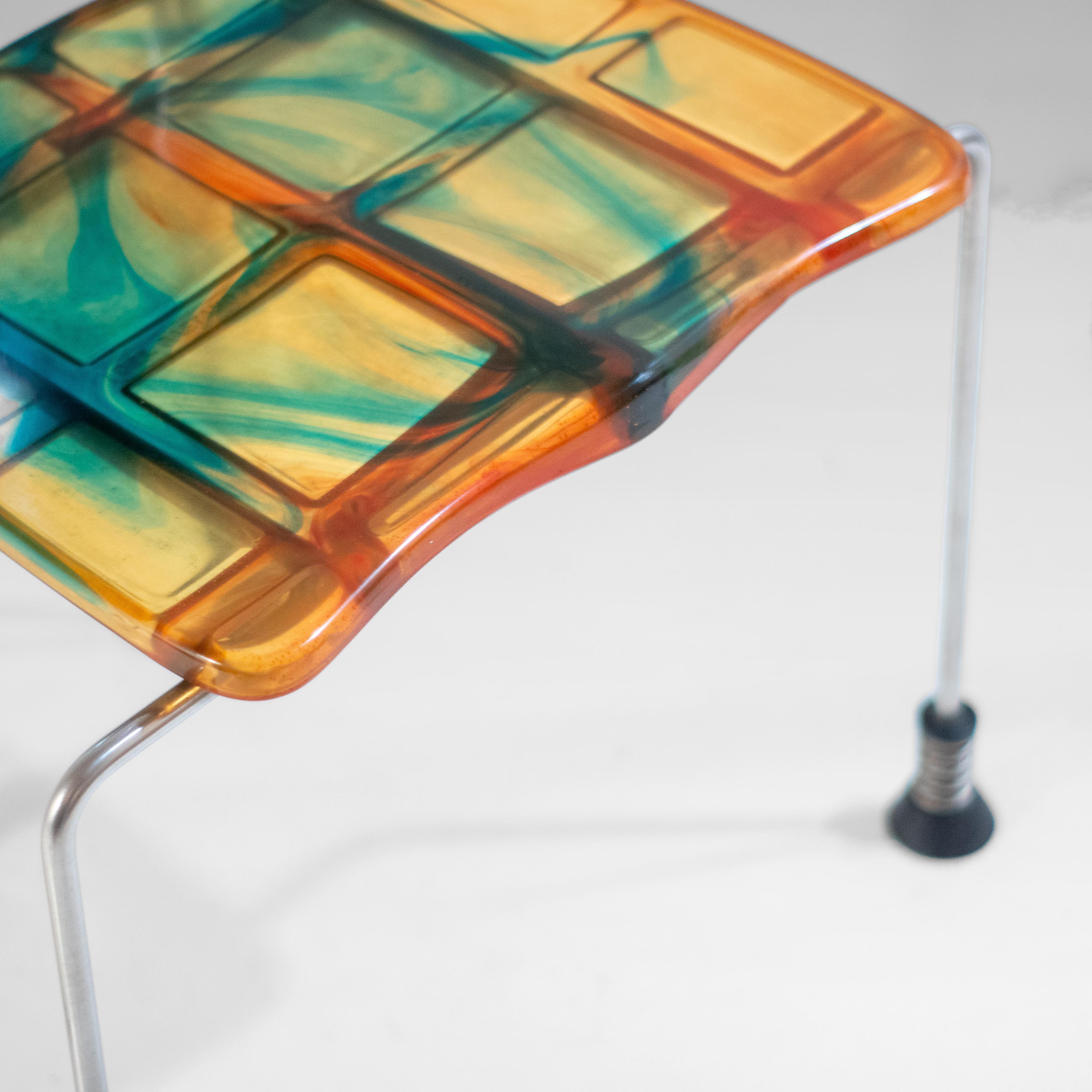 Italienischer Design-Stuhl Broadway von Gaetano Pesce für Bernini, 1993 im Angebot 4