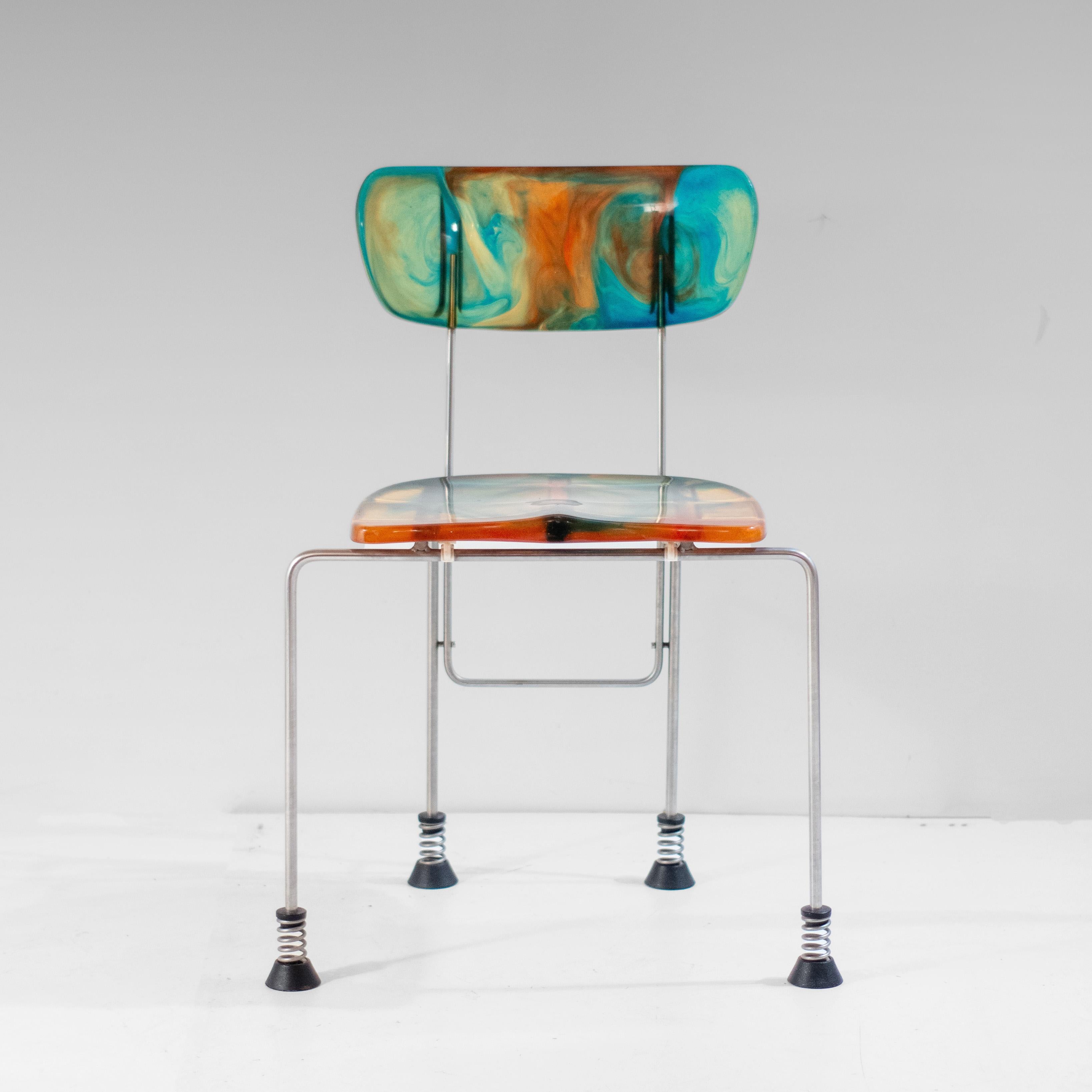Italienischer Design-Stuhl Broadway von Gaetano Pesce für Bernini, 1993 (Moderne) im Angebot