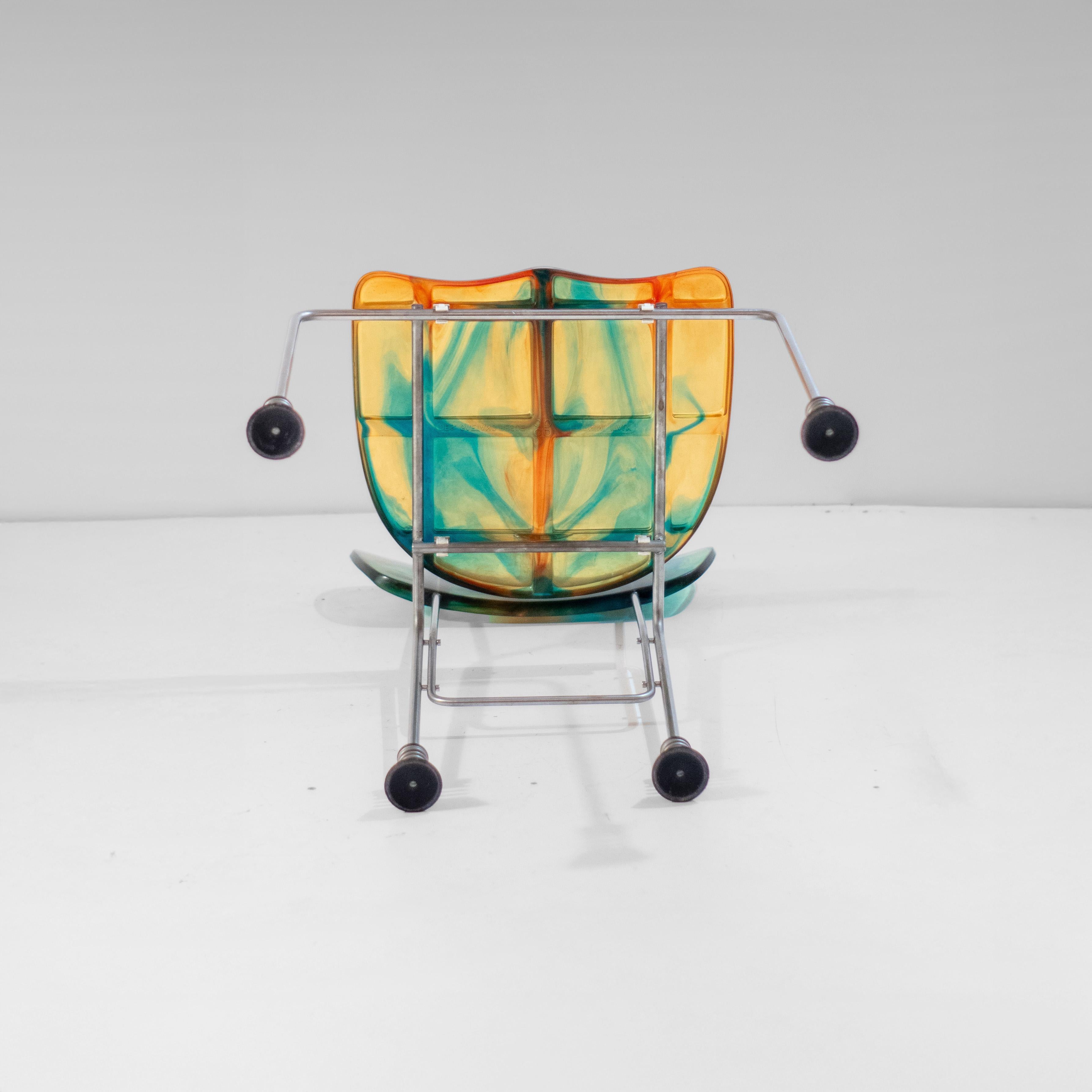 Italienischer Design-Stuhl Broadway von Gaetano Pesce für Bernini, 1993 im Angebot 1