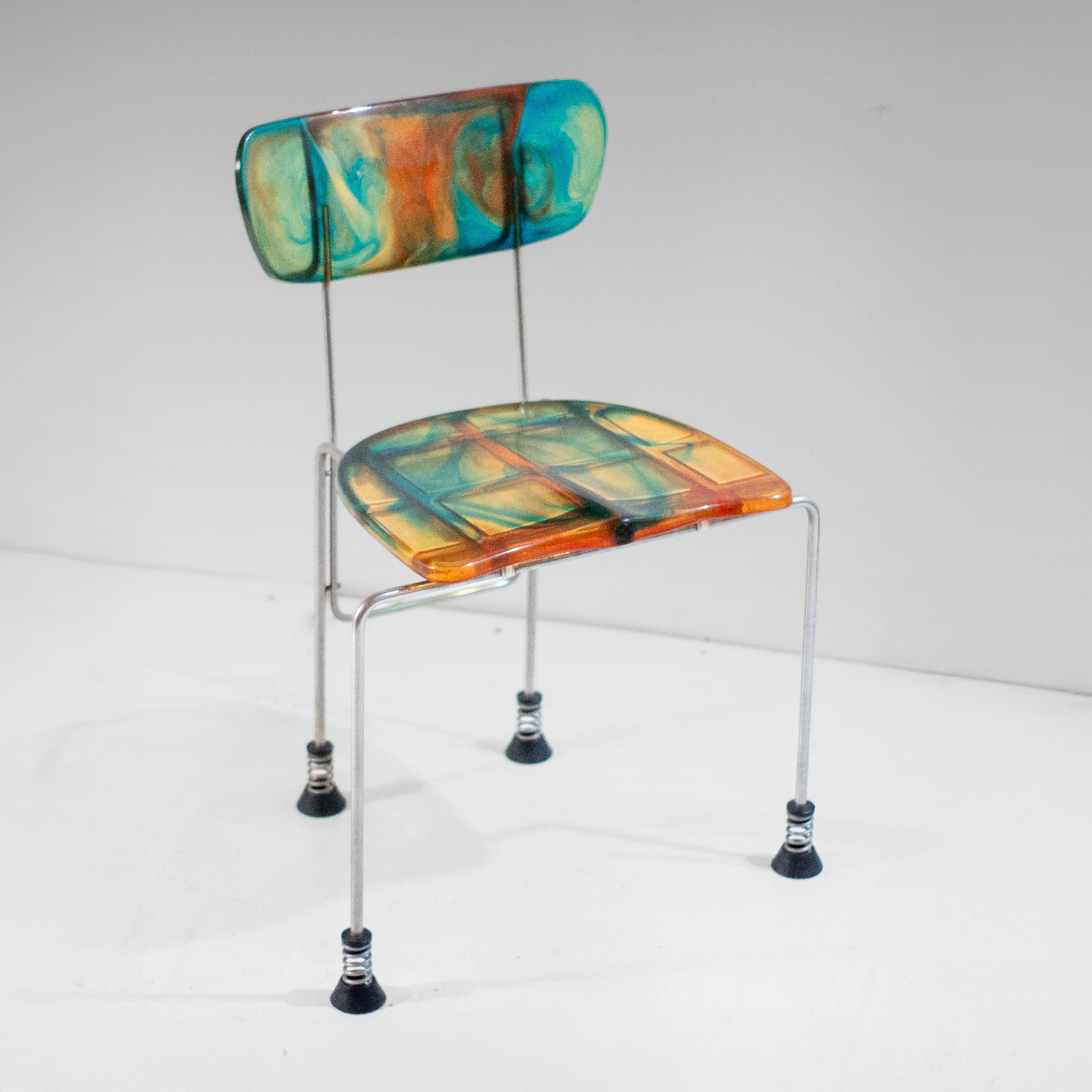 Italienischer Design-Stuhl Broadway von Gaetano Pesce für Bernini, 1993 im Angebot 2