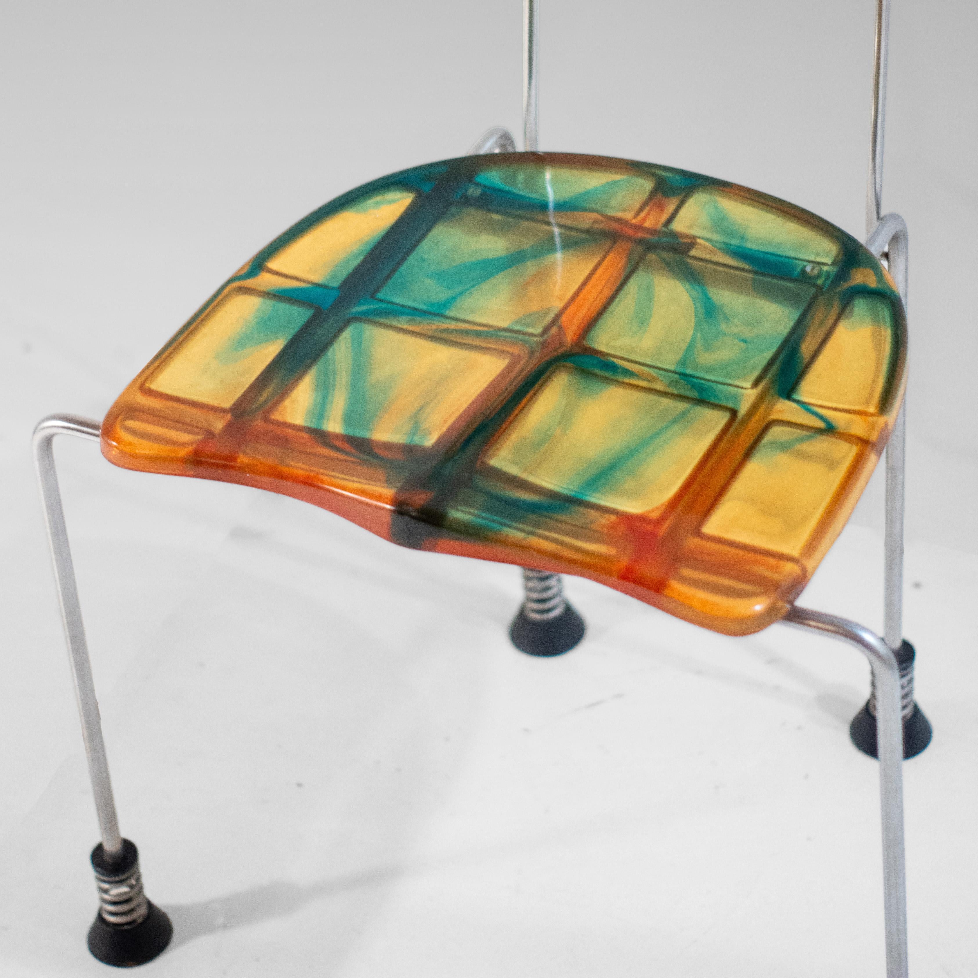Italienischer Design-Stuhl Broadway von Gaetano Pesce für Bernini, 1993 im Angebot 3