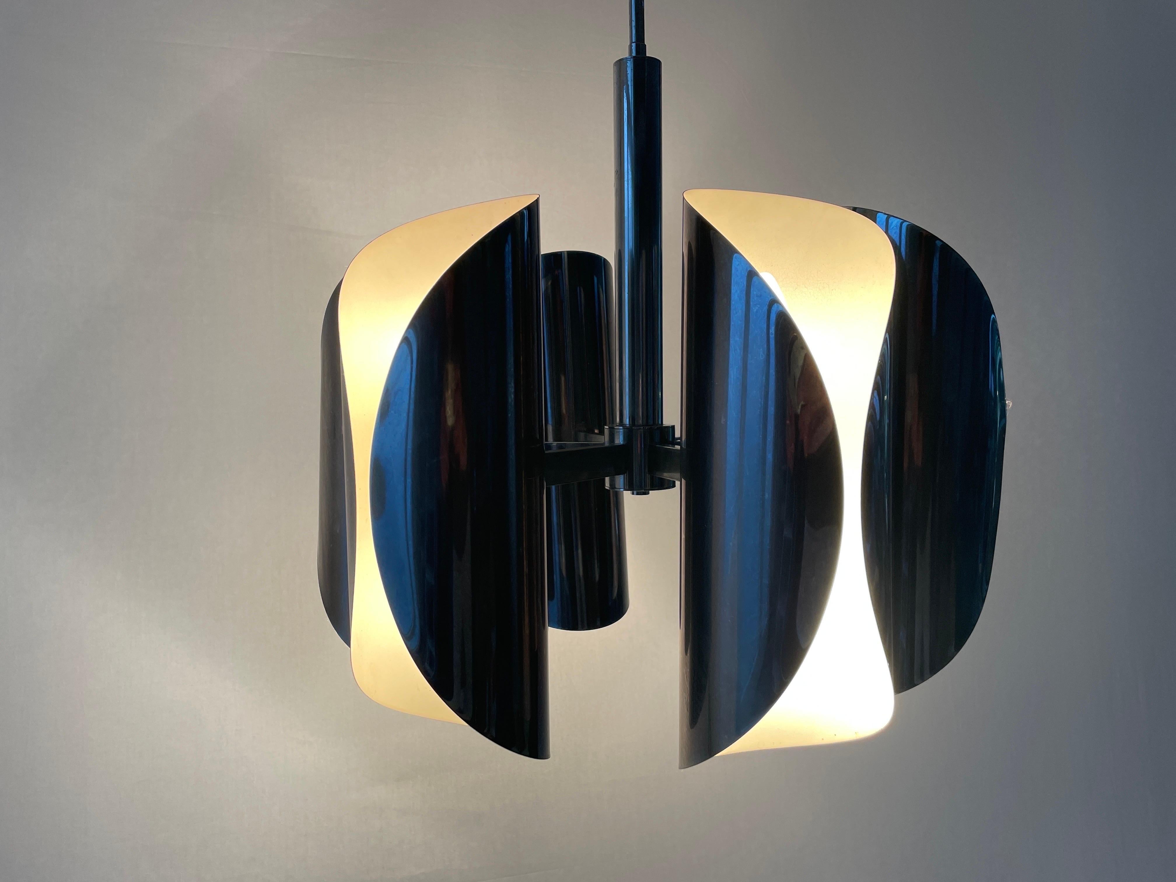 Italian Design Chrome 6-head Ceiling Lamp by Reggiani, 1960s, Italy 4