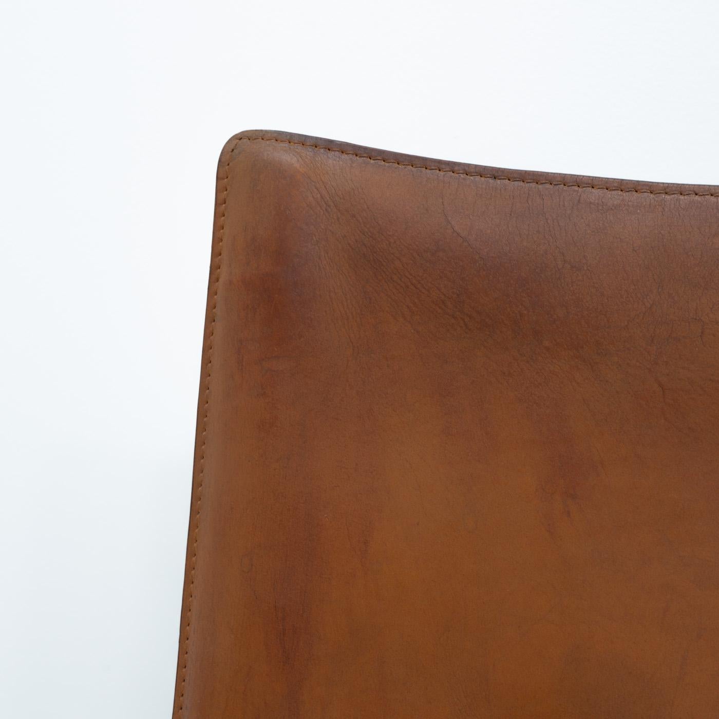 Sedie Cab 412 Classic di Mario Bellini per Cassina, set di sei sedie di design italiano 4