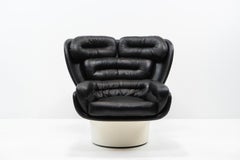 Italian Design Classic Elda Lounge Chair by Joe Colombo, 1970s Italy