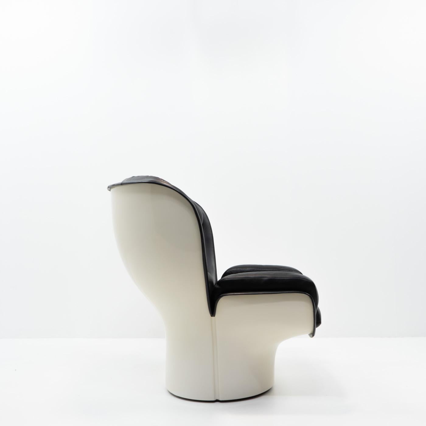 Italian Design Classic Elda Lounge Chair by Joe Colombo, 1970s Italy For Sale 2