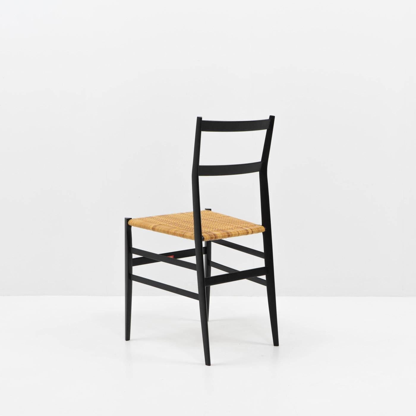 Italian Design Classic Gio Ponti, Superleggera Chair, Cassina, 2000s For Sale 5