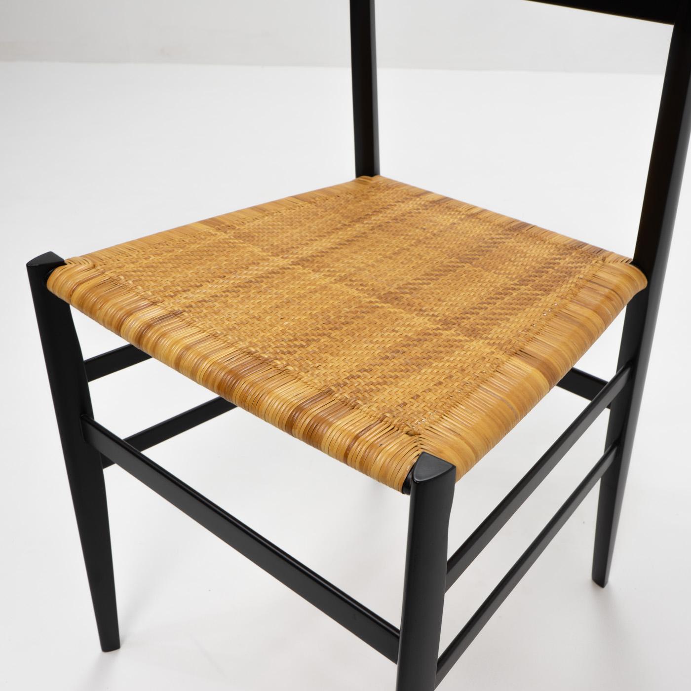 Cane Italian Design Classic Gio Ponti, Superleggera Chair, Cassina, 2000s For Sale