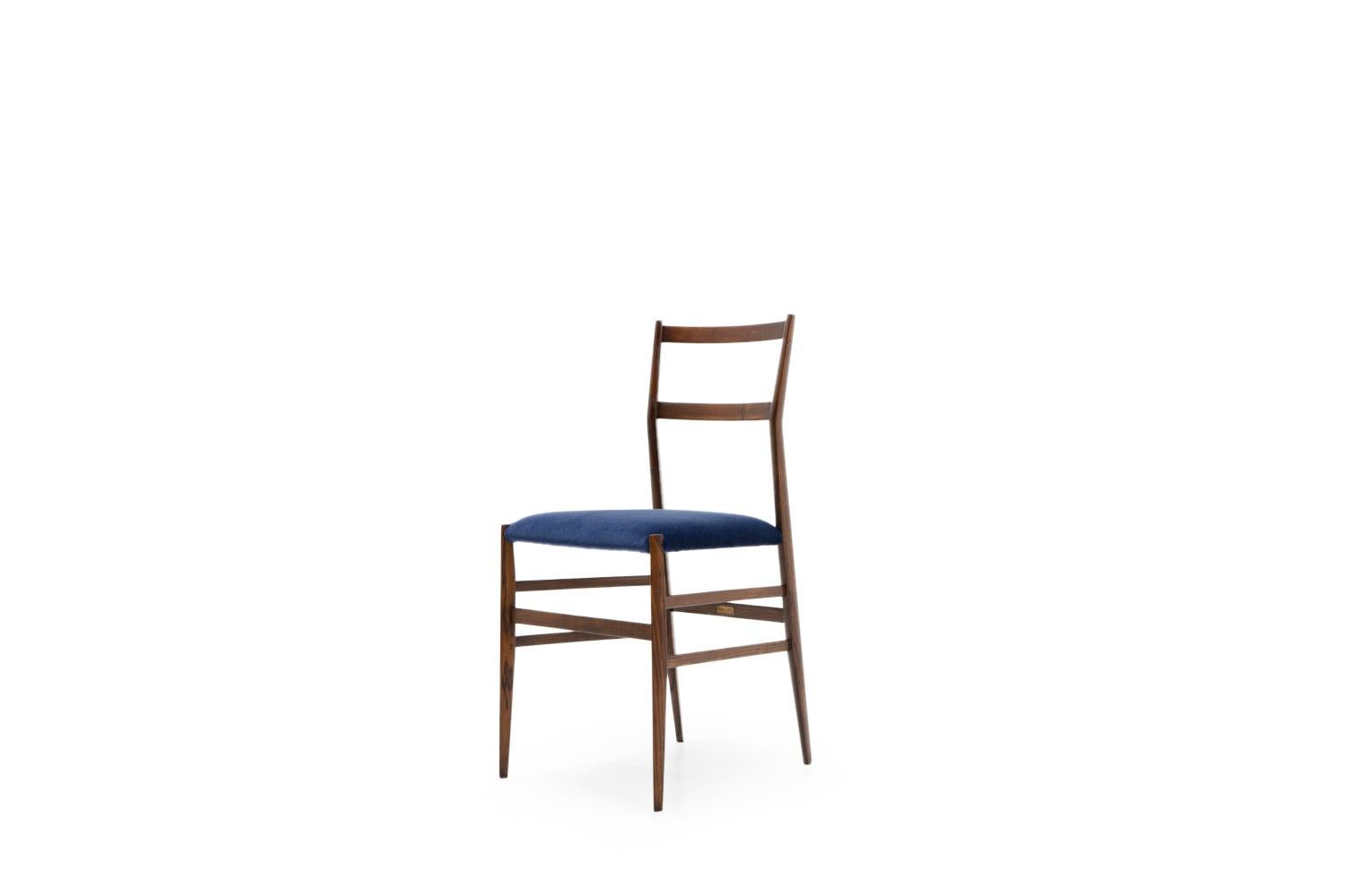 Mid-Century Modern Italian Design Classic - Gio Ponti, Superleggera Chair for Cassina, 1960s For Sale