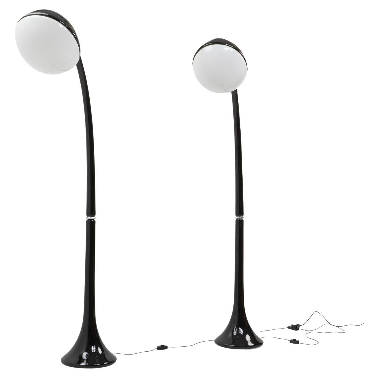 Italian Design Classic Lampione Floor Lamps by Fabio Lenci for iGuzzini, 1960s