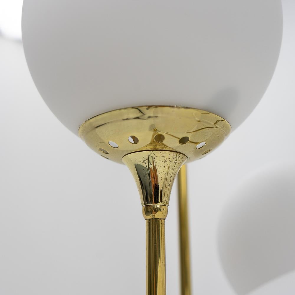 Brass Italian Design Classic Vintage “Alberello” Floor Lamp For Sale
