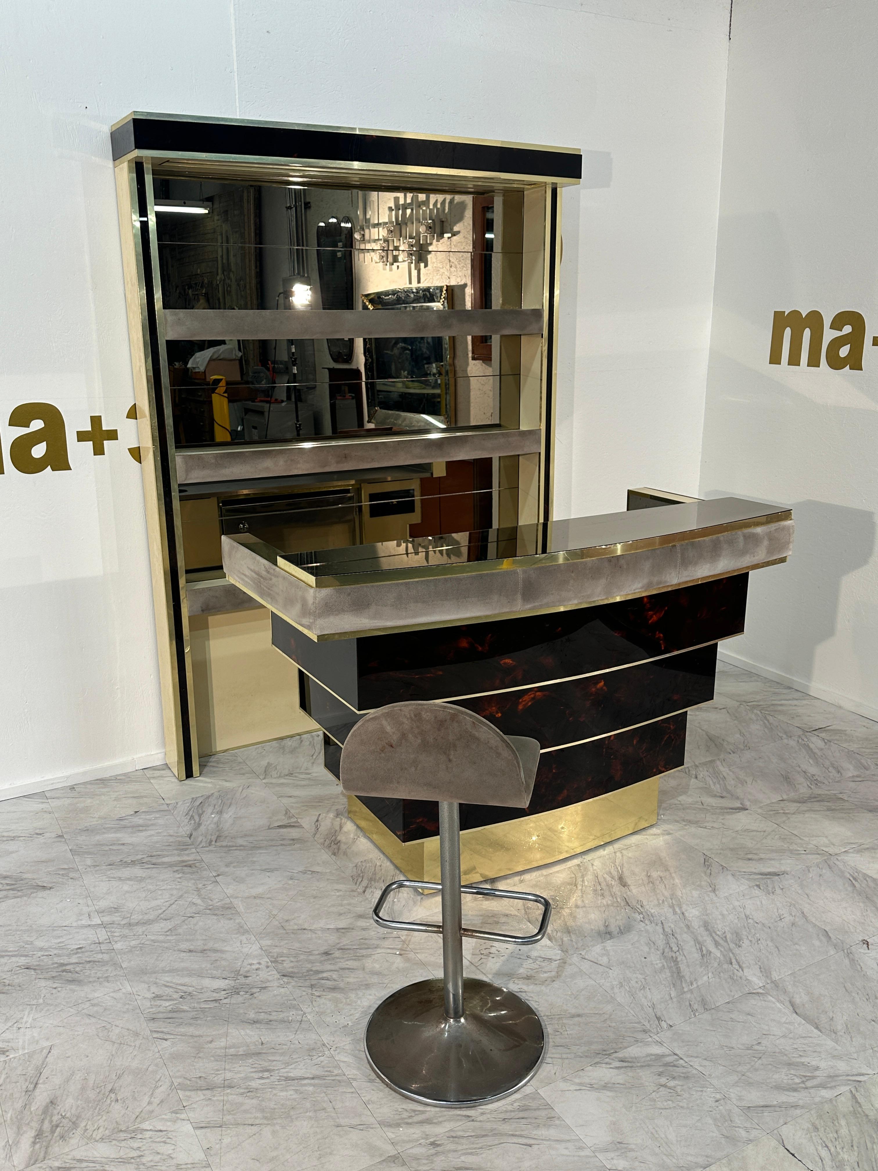 Set da cocktail di design italiano 1970' alla maniera di Willy Rizzo in vendita 8