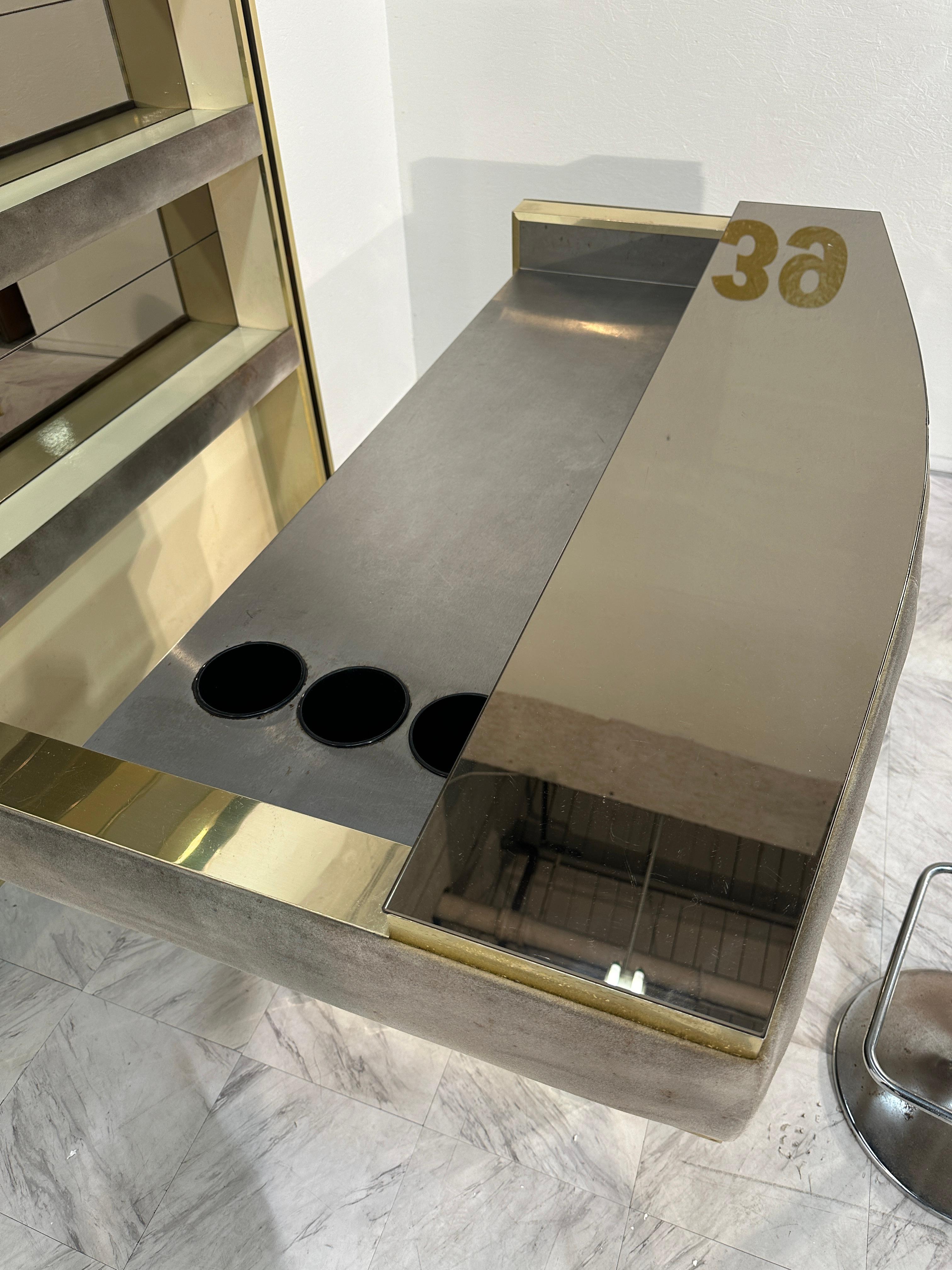 Italiano Set da cocktail di design italiano 1970' alla maniera di Willy Rizzo in vendita
